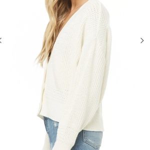 Forever 21 Sweaters - Ribbed Cropped Button-Front Cardigan Forever 21 Sweaters - Ribbed Cropped Button-Front Cardigan